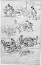 Street Traders, London, 1842